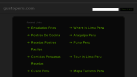 What Gustoperu.com website looked like in 2014 (10 years ago)