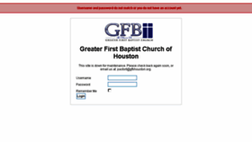 What Gfbhouston.org website looked like in 2014 (9 years ago)