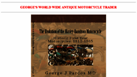 What Georgesantiquemotorcycletrader.com website looked like in 2014 (10 years ago)