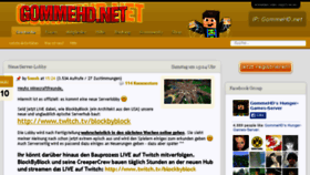 What Gommehd.net website looked like in 2014 (9 years ago)