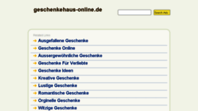 What Geschenkehaus-online.de website looked like in 2014 (9 years ago)