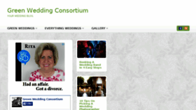 What Greenweddingconsortium.com website looked like in 2014 (9 years ago)