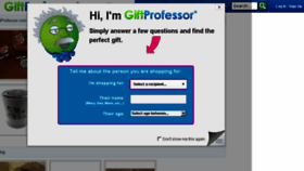What Giftprofessor.com website looked like in 2014 (10 years ago)