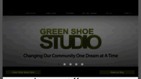 What Greenshoestudio.com website looked like in 2014 (9 years ago)