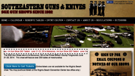 What Guns-knives.com website looked like in 2014 (9 years ago)
