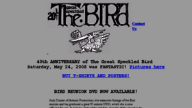 What Greatspeckledbird.org website looked like in 2014 (9 years ago)