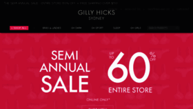 What Gillyhicks.com website looked like in 2014 (9 years ago)
