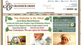 What Grandeurgreen.com website looked like in 2014 (9 years ago)