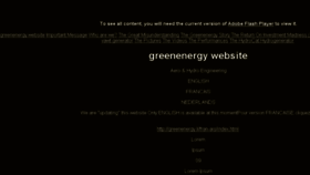 What Greenenergyresearch.eu website looked like in 2014 (9 years ago)