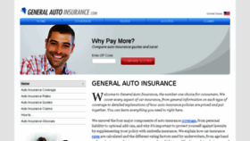 What Generalautoinsurance.com website looked like in 2014 (9 years ago)