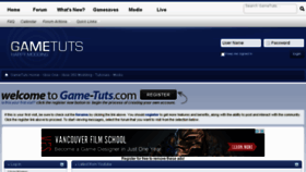 What Game-tuts.com website looked like in 2014 (9 years ago)