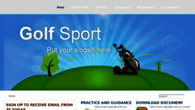 What Golfan.info website looked like in 2014 (9 years ago)
