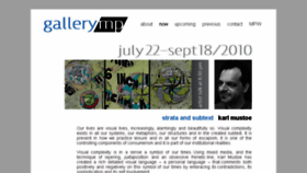 What Gallerymp.com website looked like in 2014 (9 years ago)