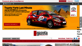 What Gazetawyborcza.pl website looked like in 2014 (9 years ago)
