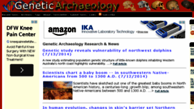 What Geneticarchaeology.com website looked like in 2014 (9 years ago)
