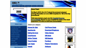 What Geo.com website looked like in 2014 (9 years ago)