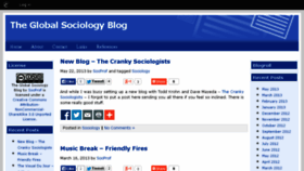 What Globalsociology.com website looked like in 2014 (9 years ago)