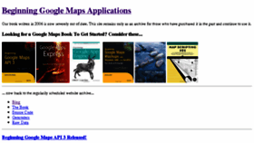 What Googlemapsbook.com website looked like in 2014 (9 years ago)