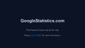 What Googlestatistics.com website looked like in 2014 (9 years ago)