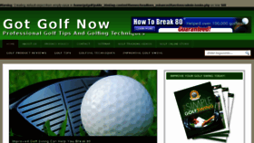What Gotgolfnow.com website looked like in 2014 (9 years ago)