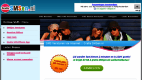What Gratissmsen.nl website looked like in 2014 (9 years ago)