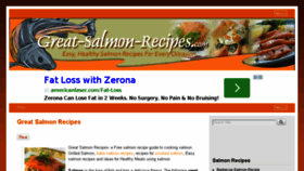 What Great-salmon-recipes.com website looked like in 2014 (9 years ago)
