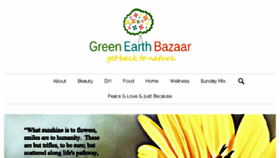 What Greenearthbazaar.com website looked like in 2014 (9 years ago)