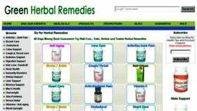 What Greenherbalremedies.com website looked like in 2014 (9 years ago)