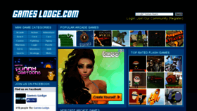 What Gameslodge.com website looked like in 2014 (9 years ago)