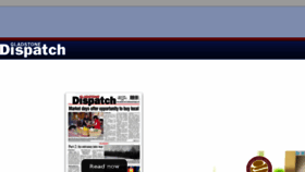 What Gladstonedispatch.com website looked like in 2014 (9 years ago)