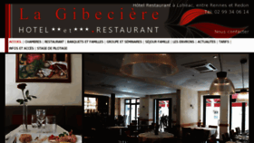 What Gibeciere-loheac.com website looked like in 2014 (9 years ago)