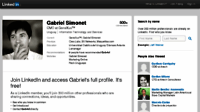 What Gabrielsimonet.com website looked like in 2014 (9 years ago)