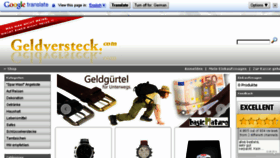 What Geldversteck.com website looked like in 2014 (9 years ago)