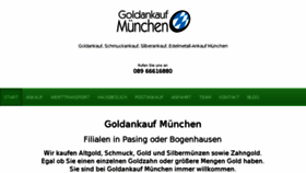 What Goldankauf-muenchen.de website looked like in 2014 (9 years ago)