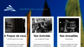 What Groupeboucau.fr website looked like in 2014 (9 years ago)