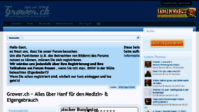What Grower.ch website looked like in 2014 (9 years ago)
