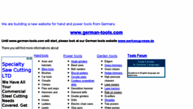 What German-tools.com website looked like in 2014 (9 years ago)