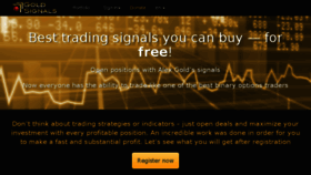 What Gold-signals.com website looked like in 2014 (9 years ago)