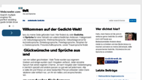 What Gedicht-welt.de website looked like in 2014 (9 years ago)