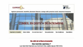 What Guerrero-associes.fr website looked like in 2015 (9 years ago)