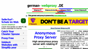 What German-webproxy.de website looked like in 2015 (9 years ago)
