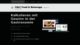 What Gcalc.de website looked like in 2015 (9 years ago)