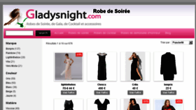 What Gladysnight.com website looked like in 2015 (9 years ago)
