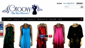 What Groovytiedye.com website looked like in 2015 (9 years ago)