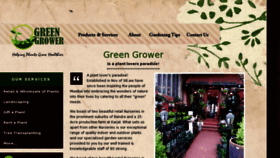 What Greengrowerindia.com website looked like in 2015 (9 years ago)
