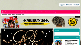 What Girls.no website looked like in 2015 (9 years ago)