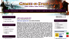 What Gamesnstuff.com website looked like in 2015 (9 years ago)