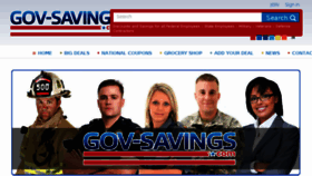 What Gov-savings.com website looked like in 2015 (9 years ago)