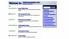 What Gainpublishing.com website looked like in 2015 (9 years ago)