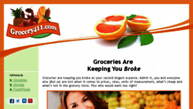 What Grocery411.com website looked like in 2015 (9 years ago)